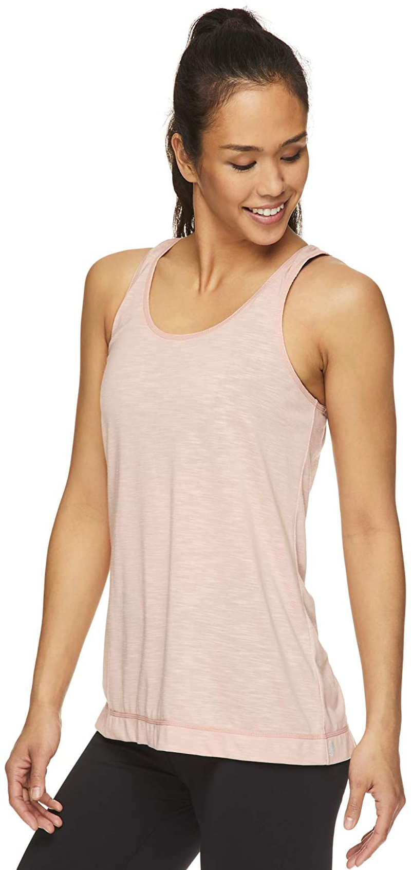Gaiam Women'S Open Back Yoga Tank Top - Sleeveless Racerback Workout & Gym Shirt Apparel & Accessories > Clothing > Activewear Kylie Max