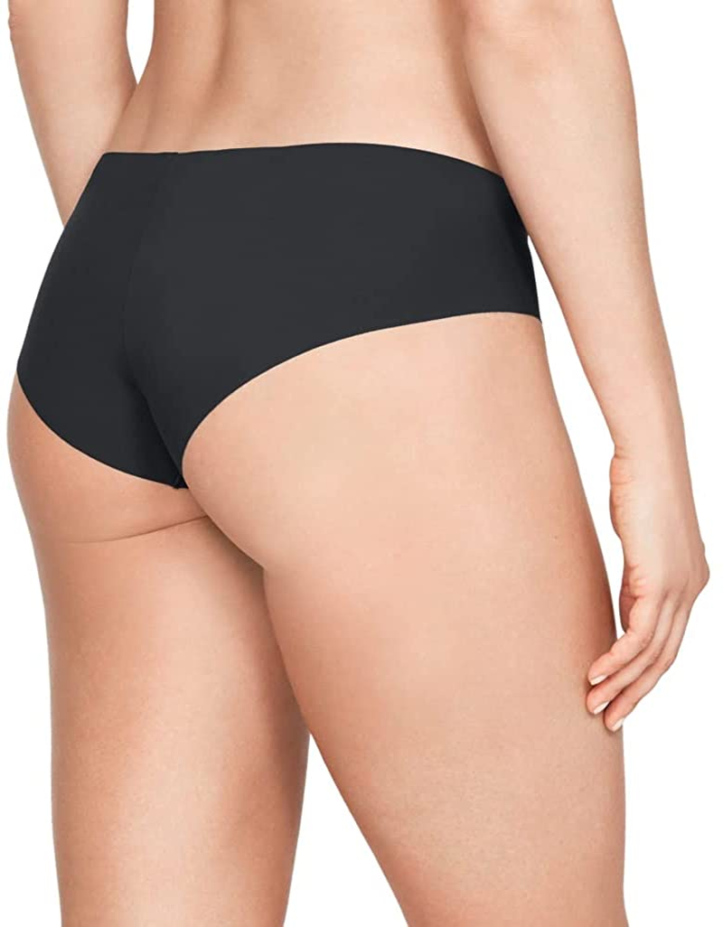 Under Armour Women'S Pure Stretch Hipster Underwear, 3-Pack , Black (001)/Black , Small Apparel & Accessories > Clothing > Underwear & Socks > Underwear Under Armour