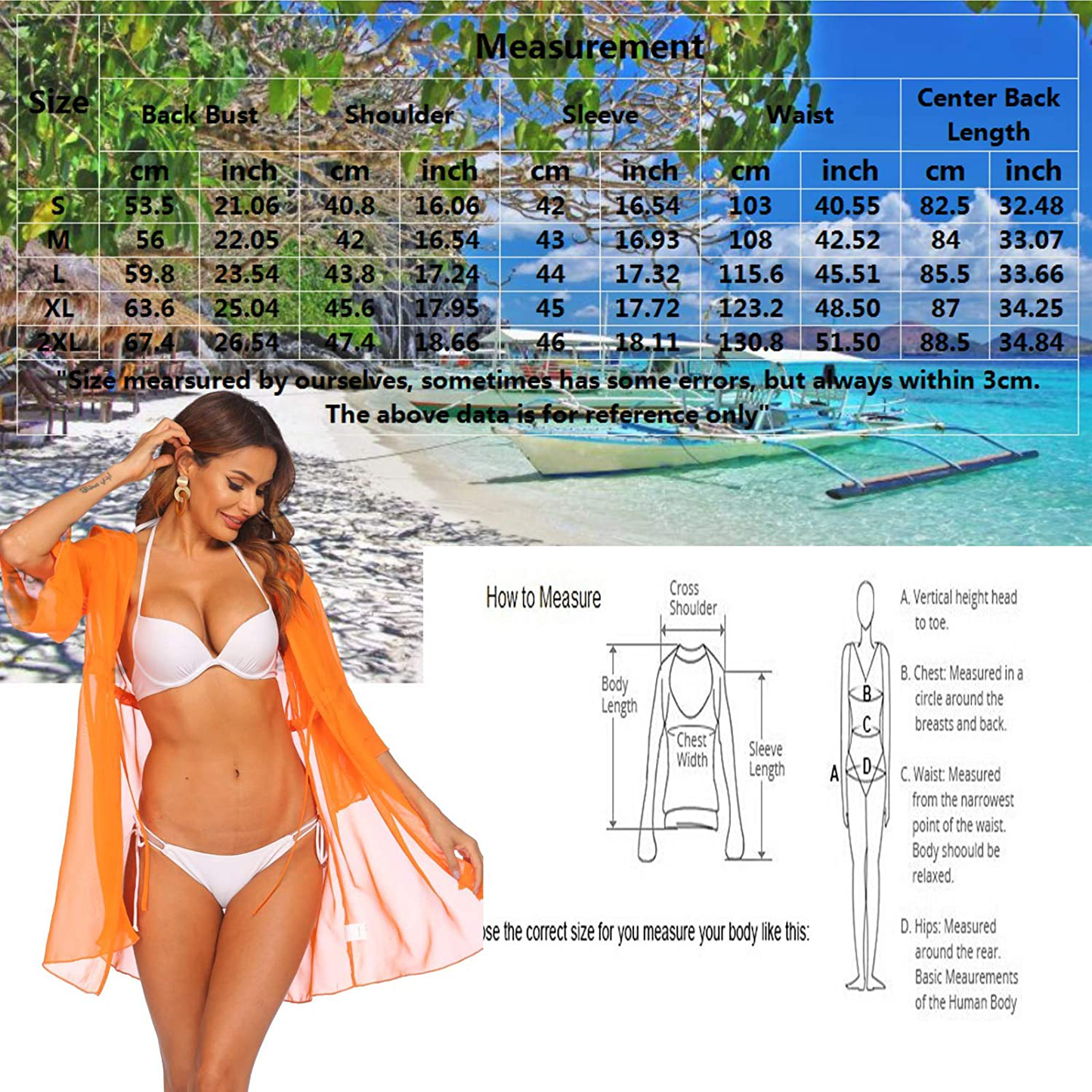 Ekouaer Cover up Women Bathing Suit Coverups Short Swim Cardigan Chiffon Pool Kimino Sheer Bikini Beachdress Apparel & Accessories > Clothing > Swimwear Kylie Max
