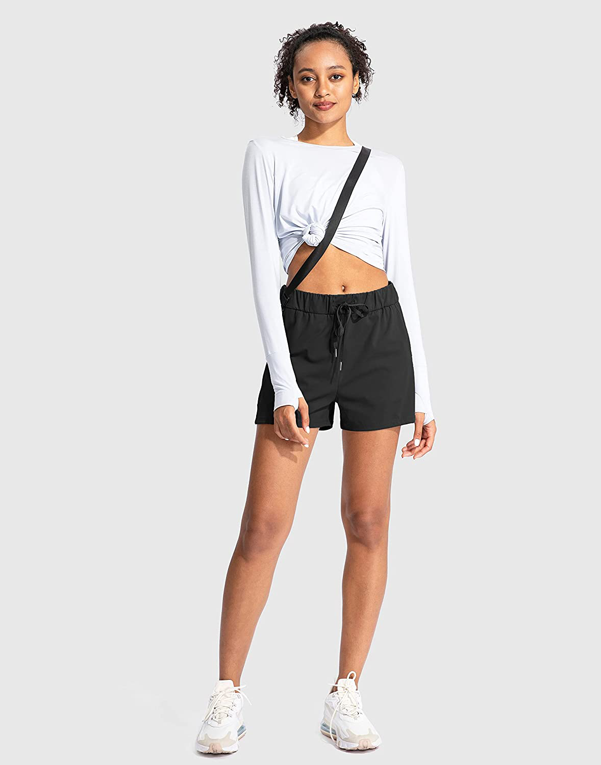 SANTINY Women'S Lounge Shorts 2.5'' Comfy Workout Hiking Athletic Running Casual Shorts for Women with Pockets Apparel & Accessories > Clothing > Shorts Kylie Max