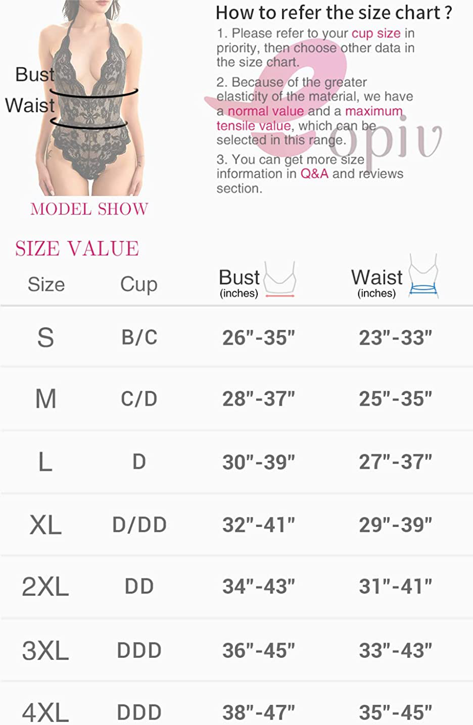 Lace Bodysuit for Women Lingerie Eyelash Teddy Lingerie Naughty Negligee Bodysuit Underwear Apparel & Accessories > Clothing > Underwear & Socks > Lingerie Dlsave