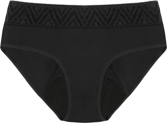 Thinx Hiphugger Super Black Apparel & Accessories > Clothing > Underwear & Socks > Underwear THINX