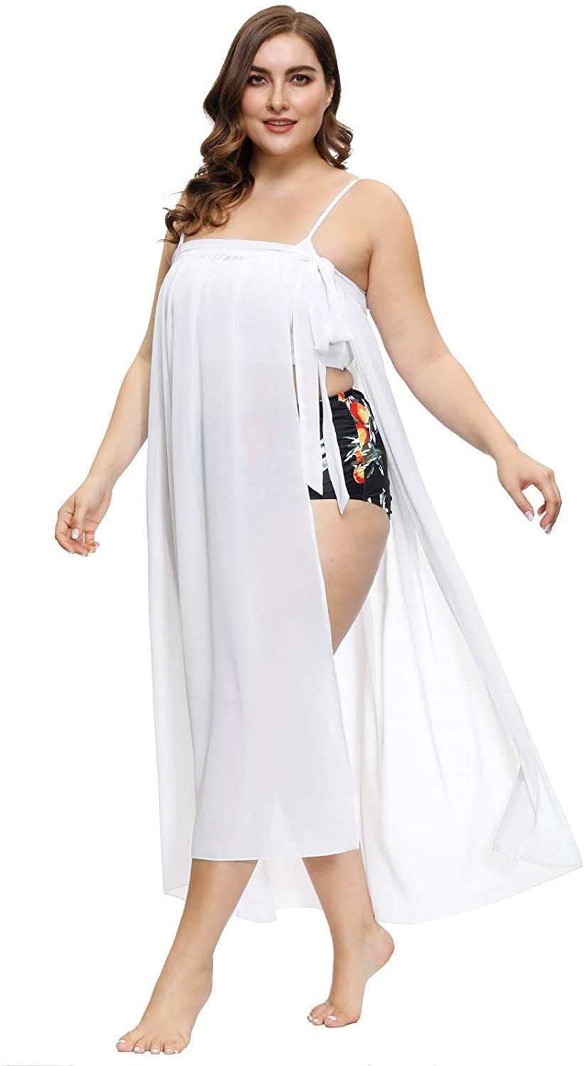 Hanna Nikole plus Size Sarong Swimsuit Cover Ups Bikini Beach Cover-Ups Wrap Skirt Apparel & Accessories > Clothing > Swimwear Kylie Max