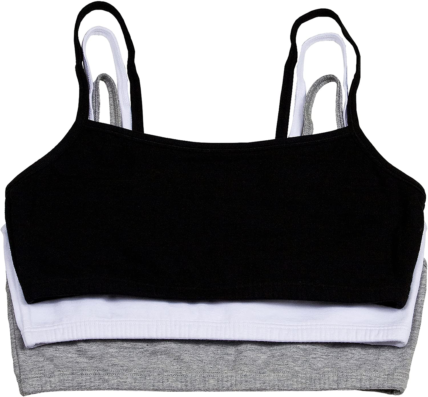 Fruit of the Loom Women'S Spaghetti Strap Cotton Pullover Sports Bra Apparel & Accessories > Clothing > Underwear & Socks > Bras Kylie Max