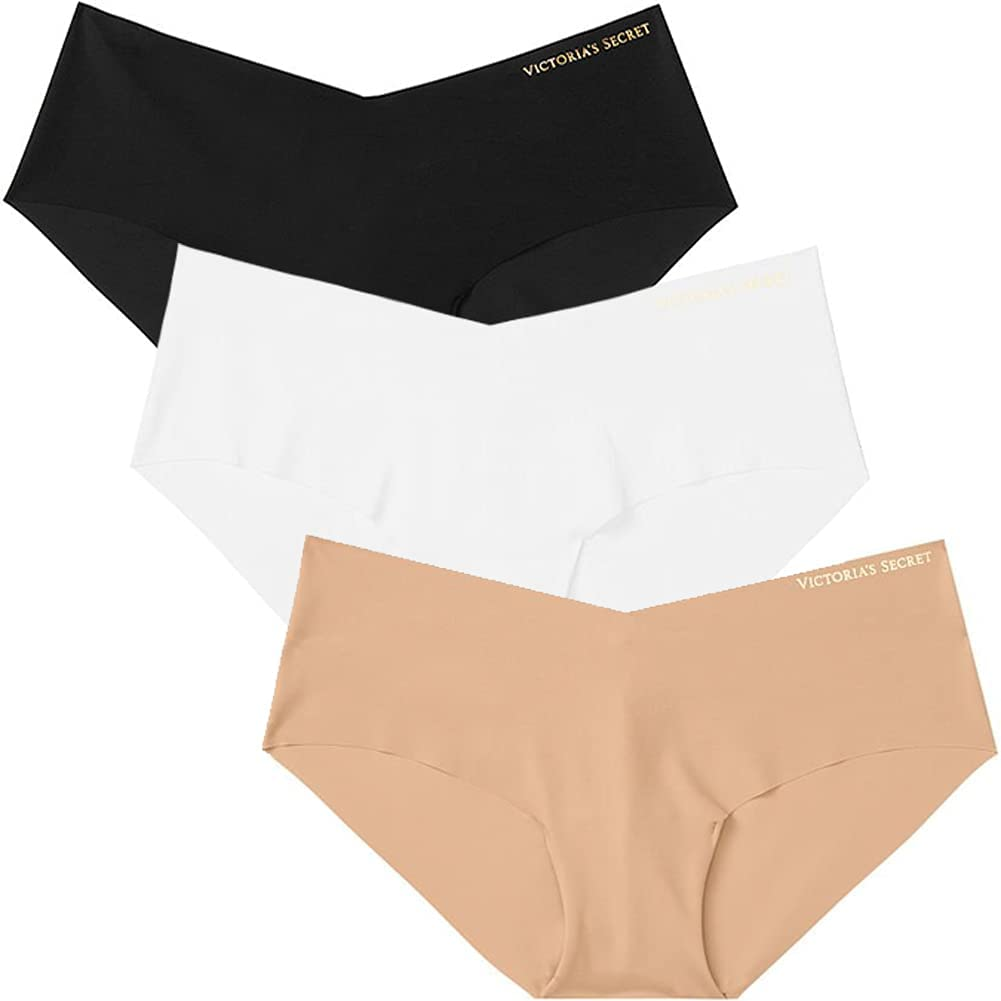 Victoria'S Secret 3 Womens Hiphuggers Seamless Panties Apparel & Accessories > Clothing > Underwear & Socks > Underwear Victoria's Secret Nude 1 X-Large