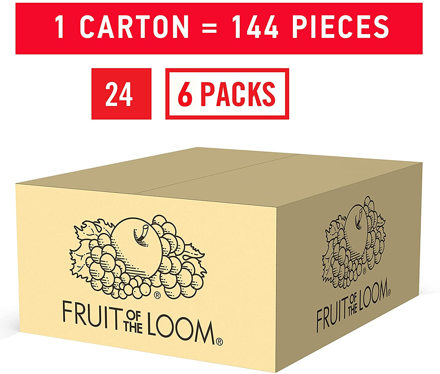 Fruit of the Loom Women'S Eversoft Cotton Brief Underwear (Regular & plus Size) Apparel & Accessories > Clothing > Underwear & Socks > Underwear Fruit of the Loom