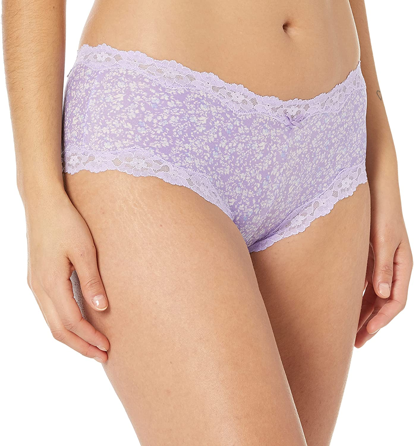 Maidenform Women'S Sexy Must Haves Cheeky Hipster 40823 Apparel & Accessories > Clothing > Underwear & Socks > Underwear Maidenform Floral Ditsy Sweetened Lilac 8