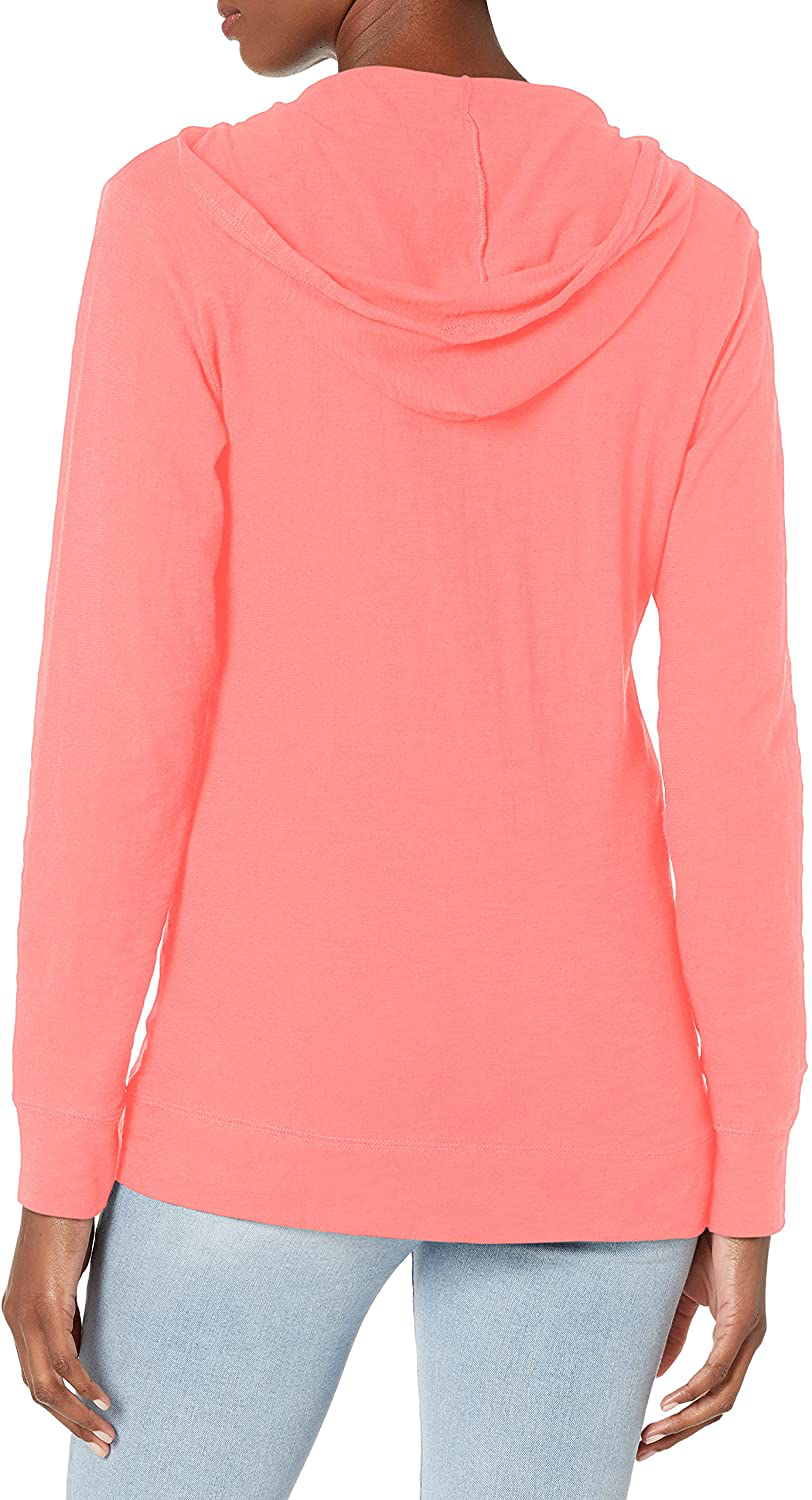 Hanes Women'S Slub Jersey Hoodie Apparel & Accessories > Clothing > Activewear Kylie Max