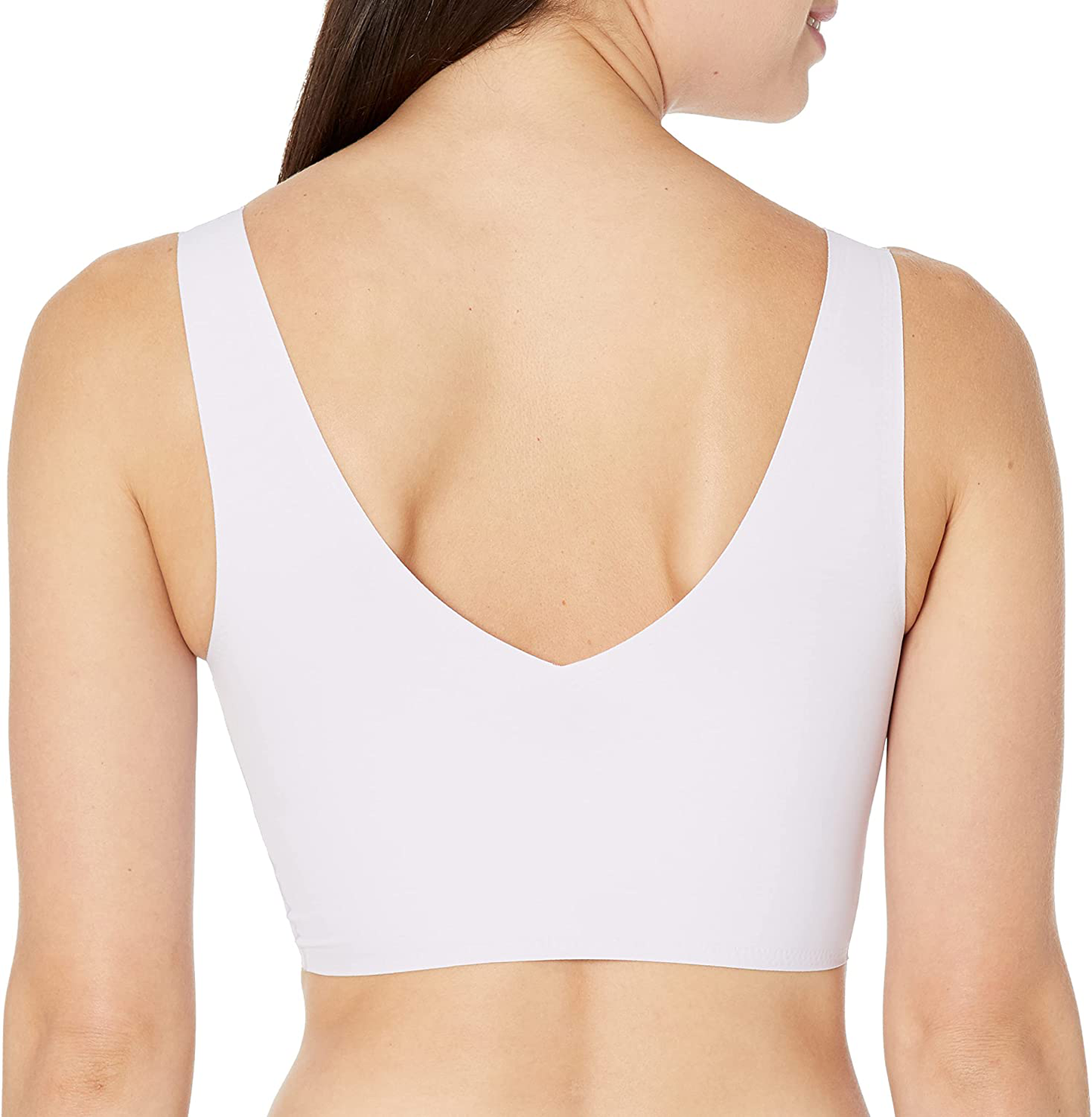 Calvin Klein Women'S Invisibles Comfort Seamless Lightly Lined V Neck Bralette Bra Apparel & Accessories > Clothing > Underwear & Socks > Bras Kylie Max