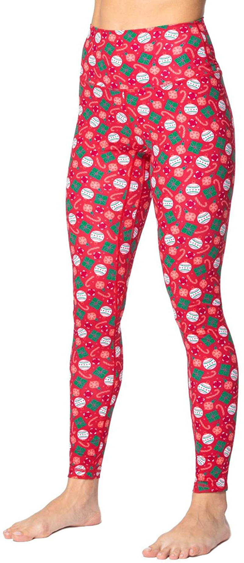 Sunzel Workout Leggings for Women, Squat Proof High Waisted Yoga Pants 4 Way Stretch, Buttery Soft Apparel & Accessories > Clothing > Activewear Sunzel Christmas Red Small