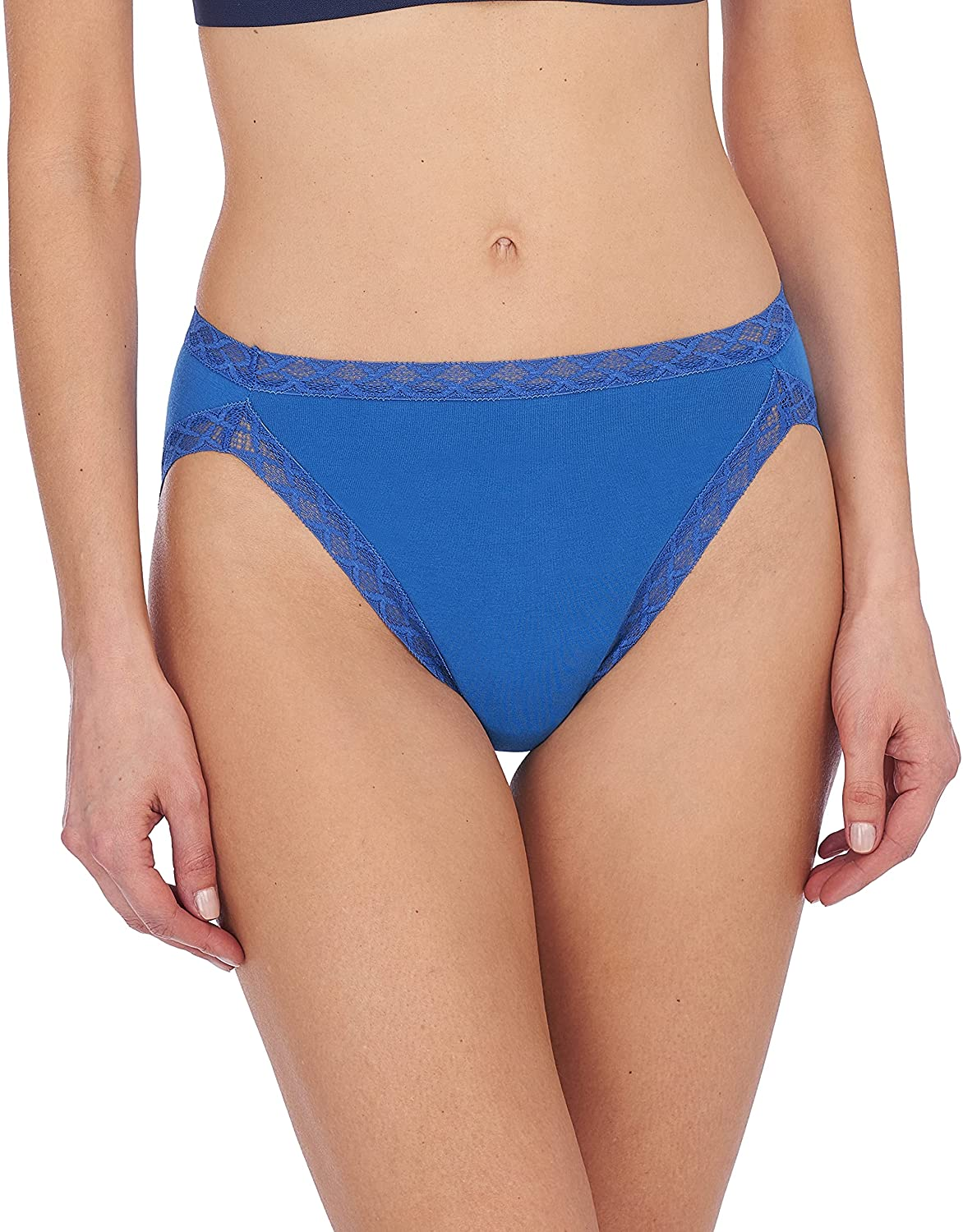 Natori Womens Bliss French Cut Panty Apparel & Accessories > Clothing > Underwear & Socks > Underwear Natori Imperial Blue Large