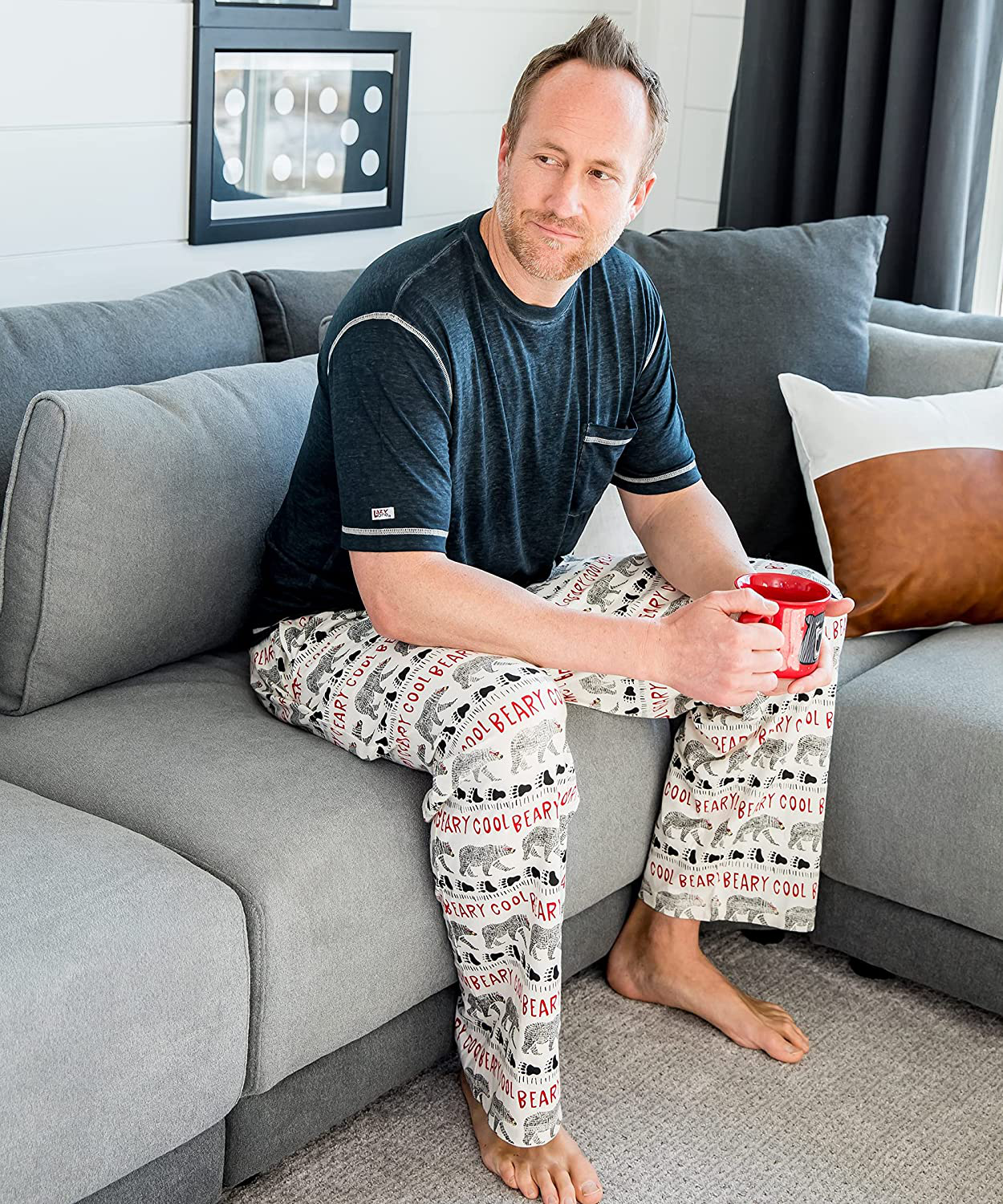 Lazy One Pajama Pants for Men, Men'S Separate Bottoms, Lounge Pants, Funny, Humorous Apparel & Accessories > Clothing > Sleepwear & Loungewear > Pajamas Kylie Max