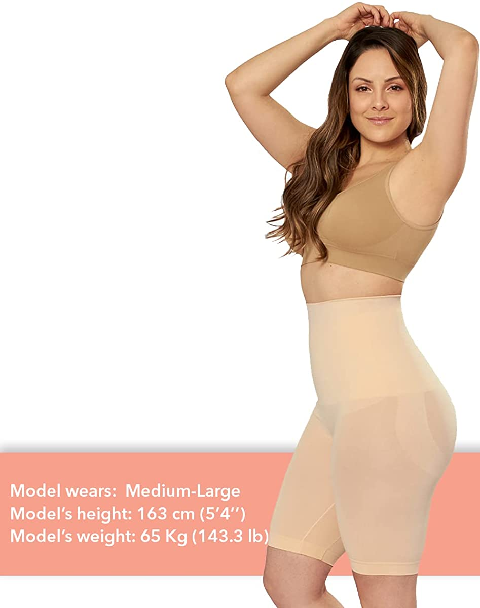 Shapermint High Waisted Body Shaper Shorts Shapewear for Women Tummy Control Thigh Slimming Technology Apparel & Accessories > Clothing > Underwear & Socks > Shapewear Shapermint