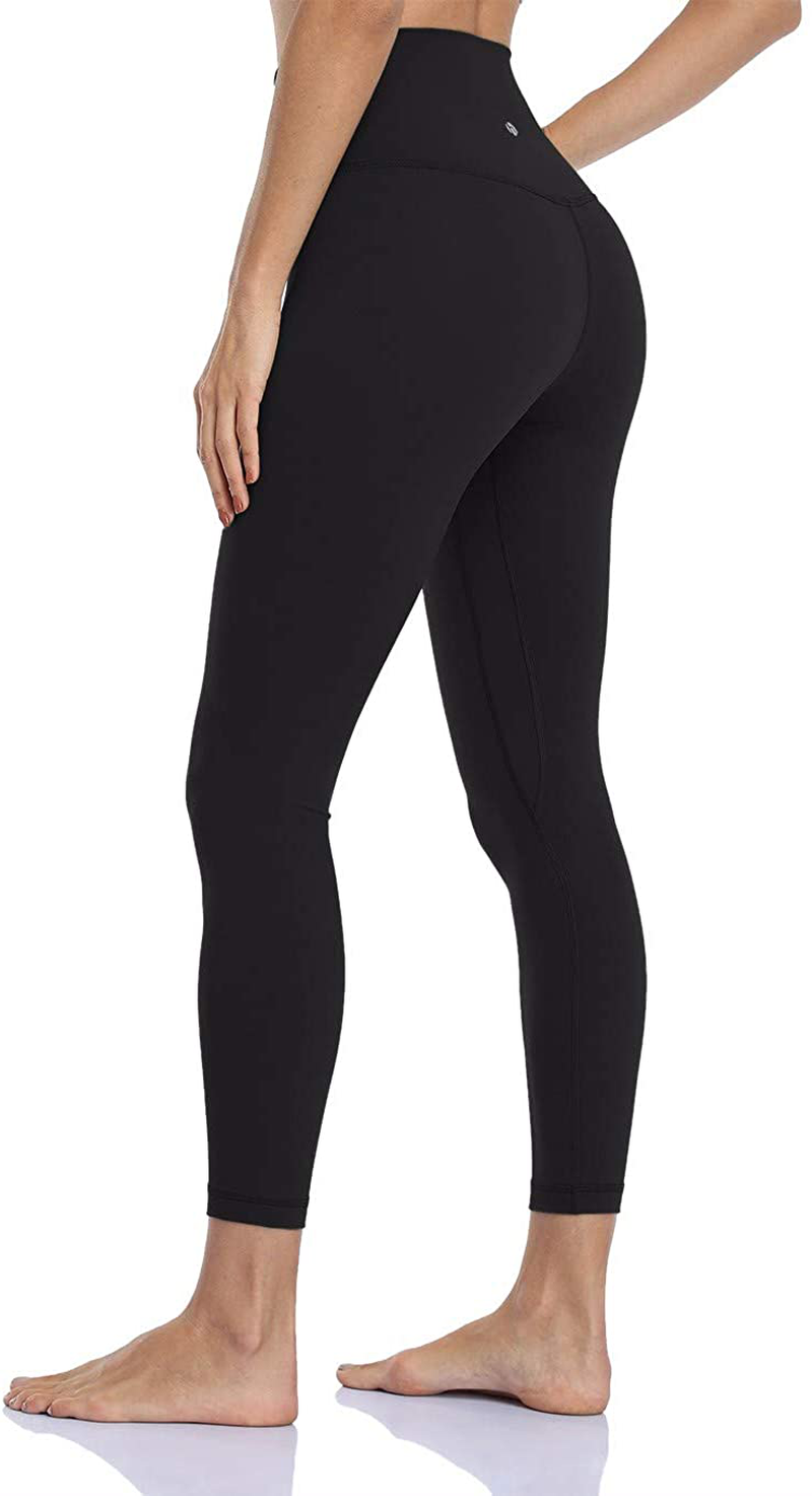HeyNuts Hawthorn Athletic Essential II 7/8 Legging Women's High Waisted Yoga Pants Active Ankle Legging-25'' Apparel & Accessories > Clothing > Activewear HeyNuts Black_25'' Ⅱ XX-Small