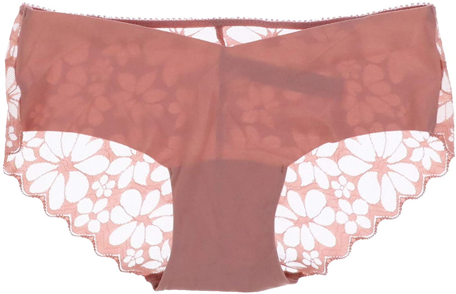 Victoria'S Secret Panties Sexy Illusions Floral Lace Back Hiphugger Apparel & Accessories > Clothing > Underwear & Socks > Underwear Victoria's Secret Mauve X-Small