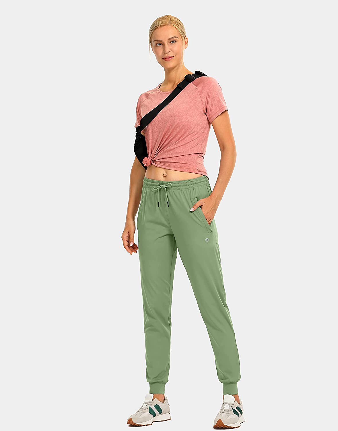 G Gradual Women'S Joggers Pants with Zipper Pockets Tapered Running Sweatpants for Women Lounge, Jogging Apparel & Accessories > Clothing > Activewear Kylie Max