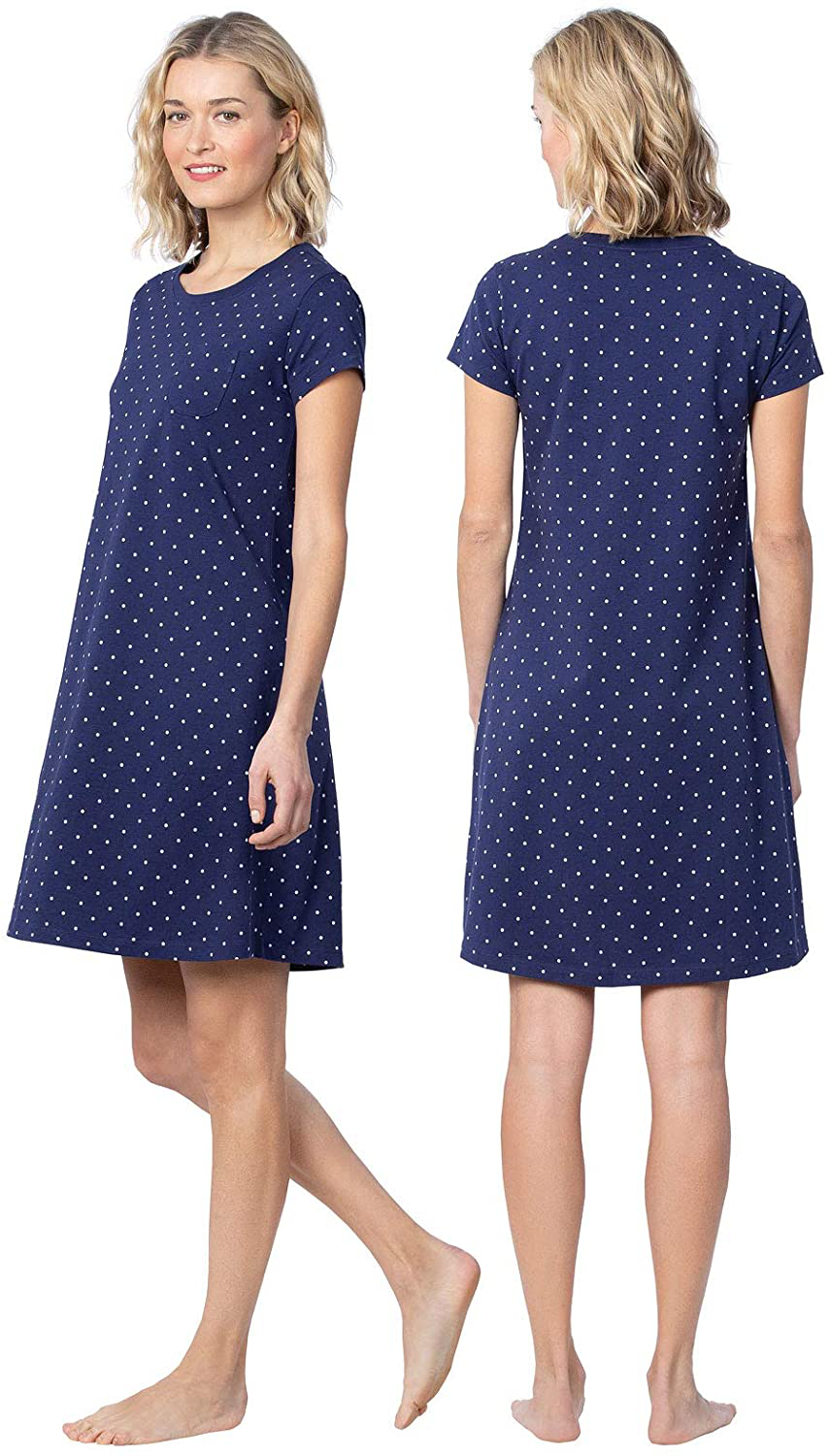 Pajamagram Short Sleeve Pullover Nightgown - Women Apparel & Accessories > Clothing > Sleepwear & Loungewear > Nightgowns Kylie Max