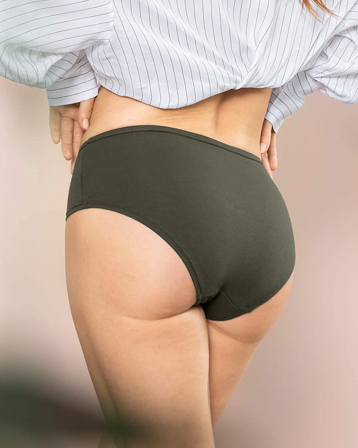 Leonisa 3-Pack Hip Huggers in Super Comfy Cotton Apparel & Accessories > Clothing > Underwear & Socks > Underwear Leonisa