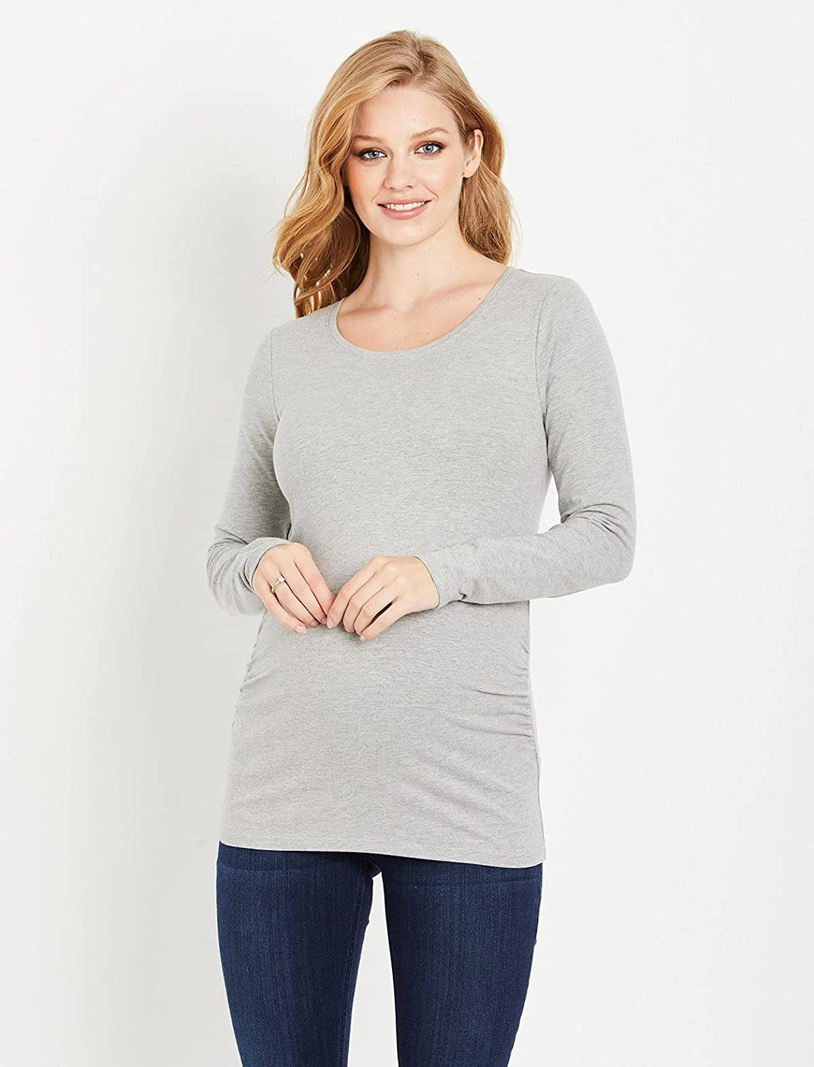Motherhood Maternity Women'S Bumpstart 2 Pack Long Sleeve Tee Shirts Apparel & Accessories > Clothing > Activewear Kylie Max