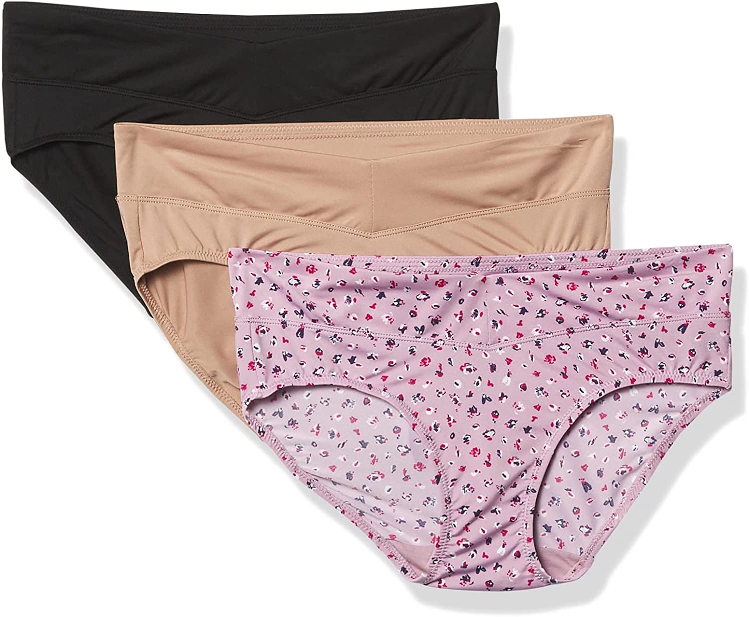 Warner'S Women'S Blissful Benefits No Muffin Top 3 Pack Hipster Panties Apparel & Accessories > Clothing > Underwear & Socks > Underwear Warner's