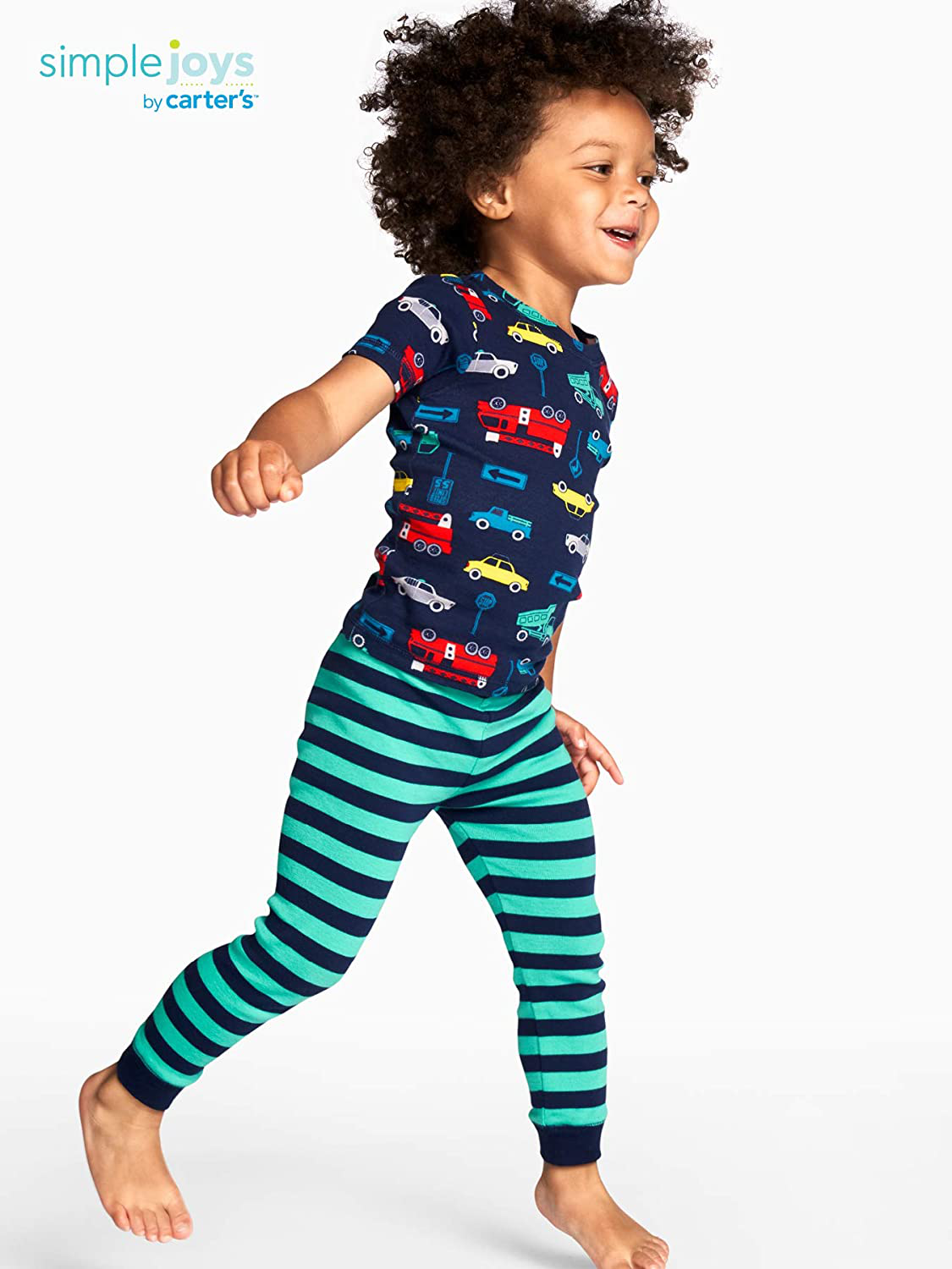 Simple Joys by Carter'S Babies, Toddlers and Boys' 6-Piece Snug Fit Cotton Pajama Set Apparel & Accessories > Clothing > Sleepwear & Loungewear > Pajamas Kylie Max