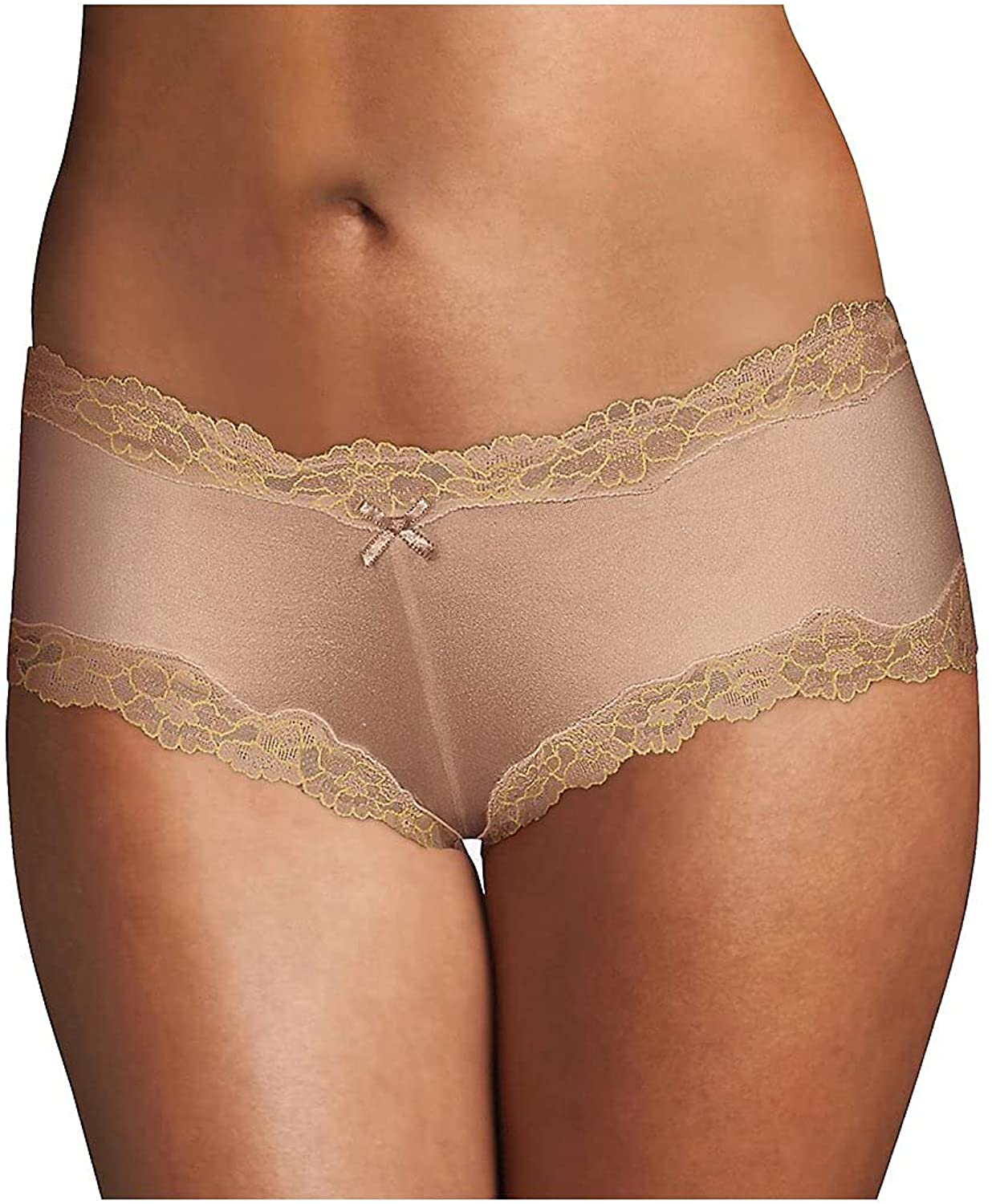 Maidenform Women'S Sexy Must Have Cheeky Hipster Apparel & Accessories > Clothing > Underwear & Socks > Underwear Maidenform Evening Blush W/ Gold 5