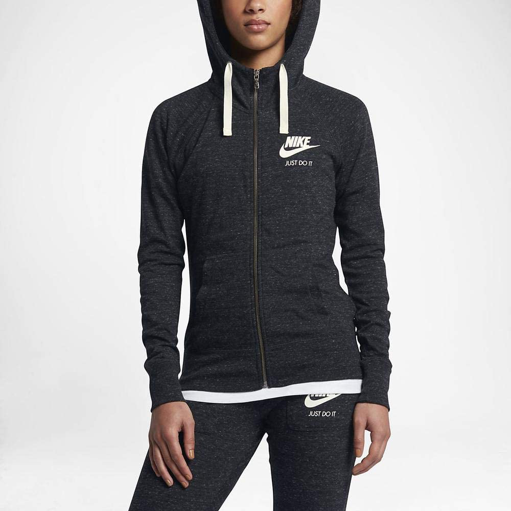 Nike Women'S Sportswear Gym Vintage Full-Zip Hoodie Apparel & Accessories > Clothing > Activewear Kylie Max