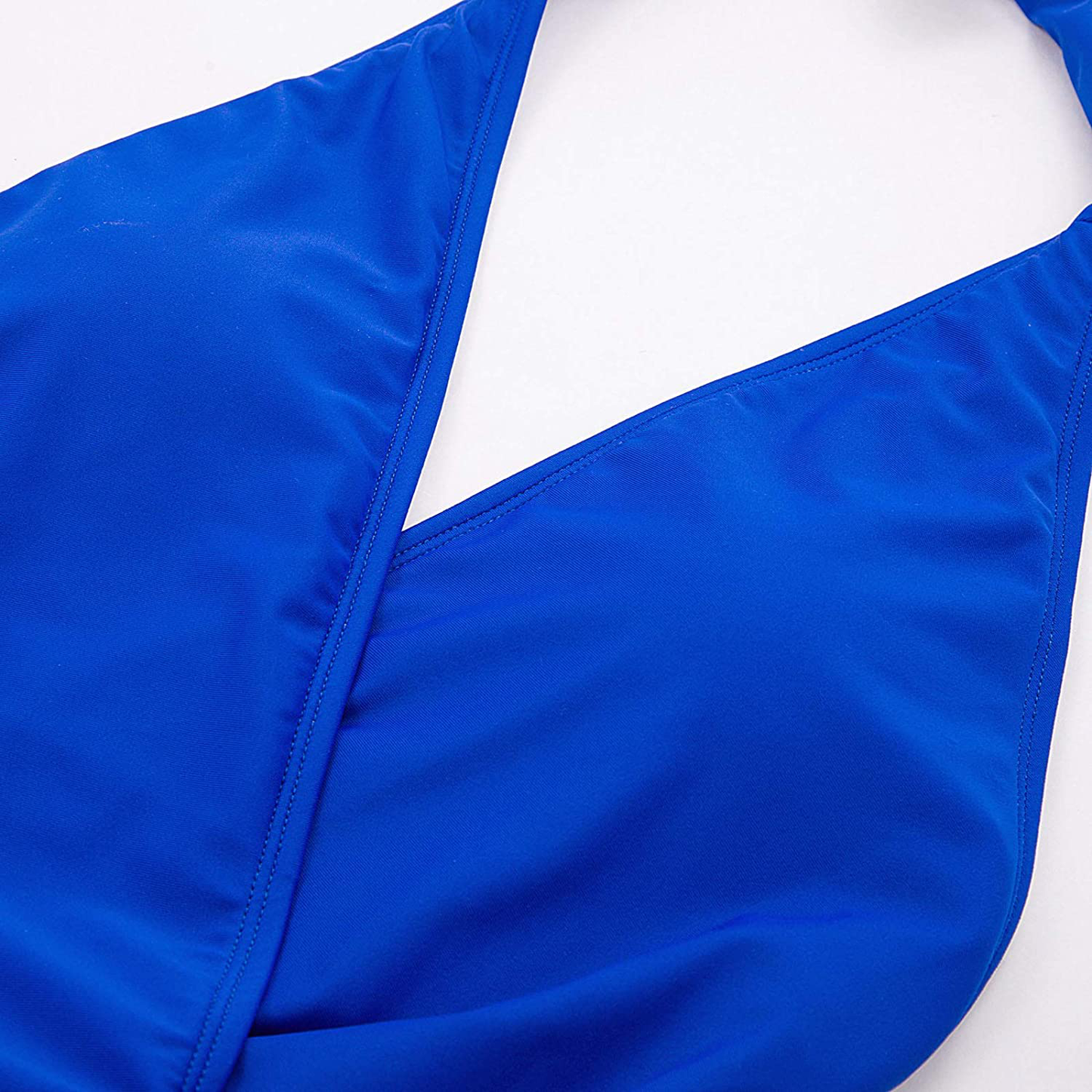 GRACE KARIN Women'S Halter Swimwear V Neck Stripe One-Piece Swimsuit Monokini Kylie Max