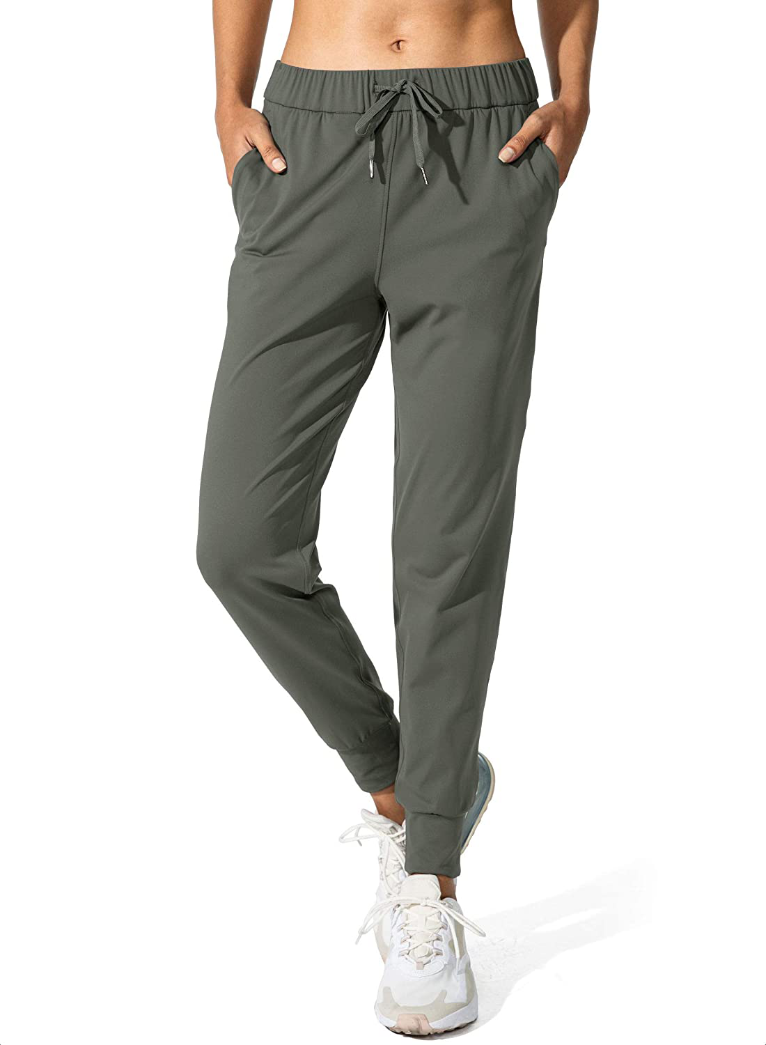 SANTINY Women'S Joggers Pants with Pockets Drawstring Running Sweatpants for Women Lounge Workout Jogging Apparel & Accessories > Clothing > Activewear Kylie Max