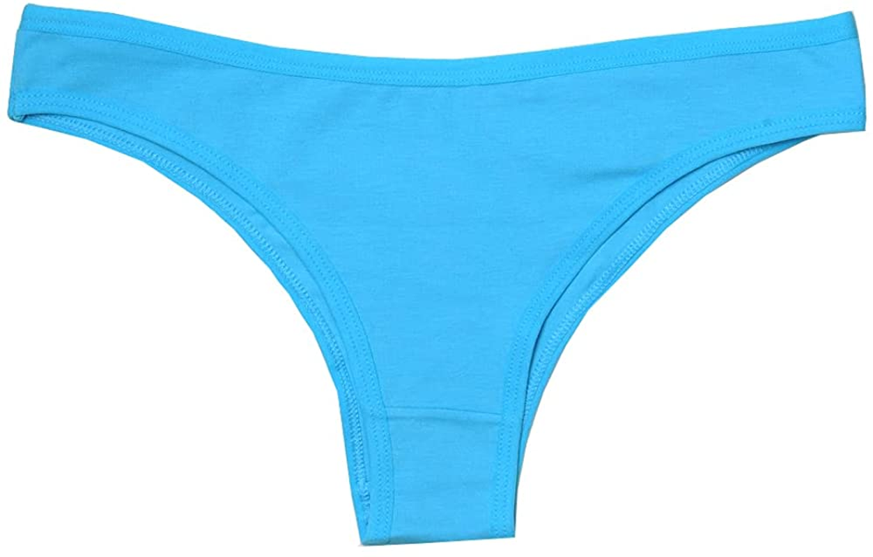 Nightaste Women'S 10-Pack Cotton Tanga Panties Half Back Coverage Bikini Briefs Underwear Apparel & Accessories > Clothing > Underwear & Socks > Underwear Nightaste