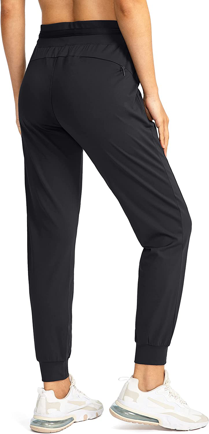 G Gradual Women'S Joggers Pants with Zipper Pockets High Waisted Athletic Tapered Sweatpants for Women Workout Lounge Apparel & Accessories > Clothing > Activewear Kylie Max