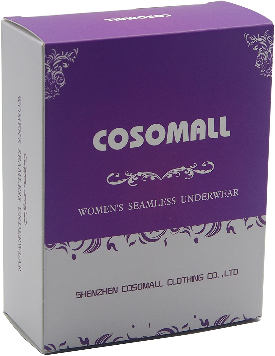 COSOMALL 6 Pack Women'S Invisible Seamless Bikini Underwear Half Back Coverage Panties Apparel & Accessories > Clothing > Underwear & Socks > Underwear COSOMALL