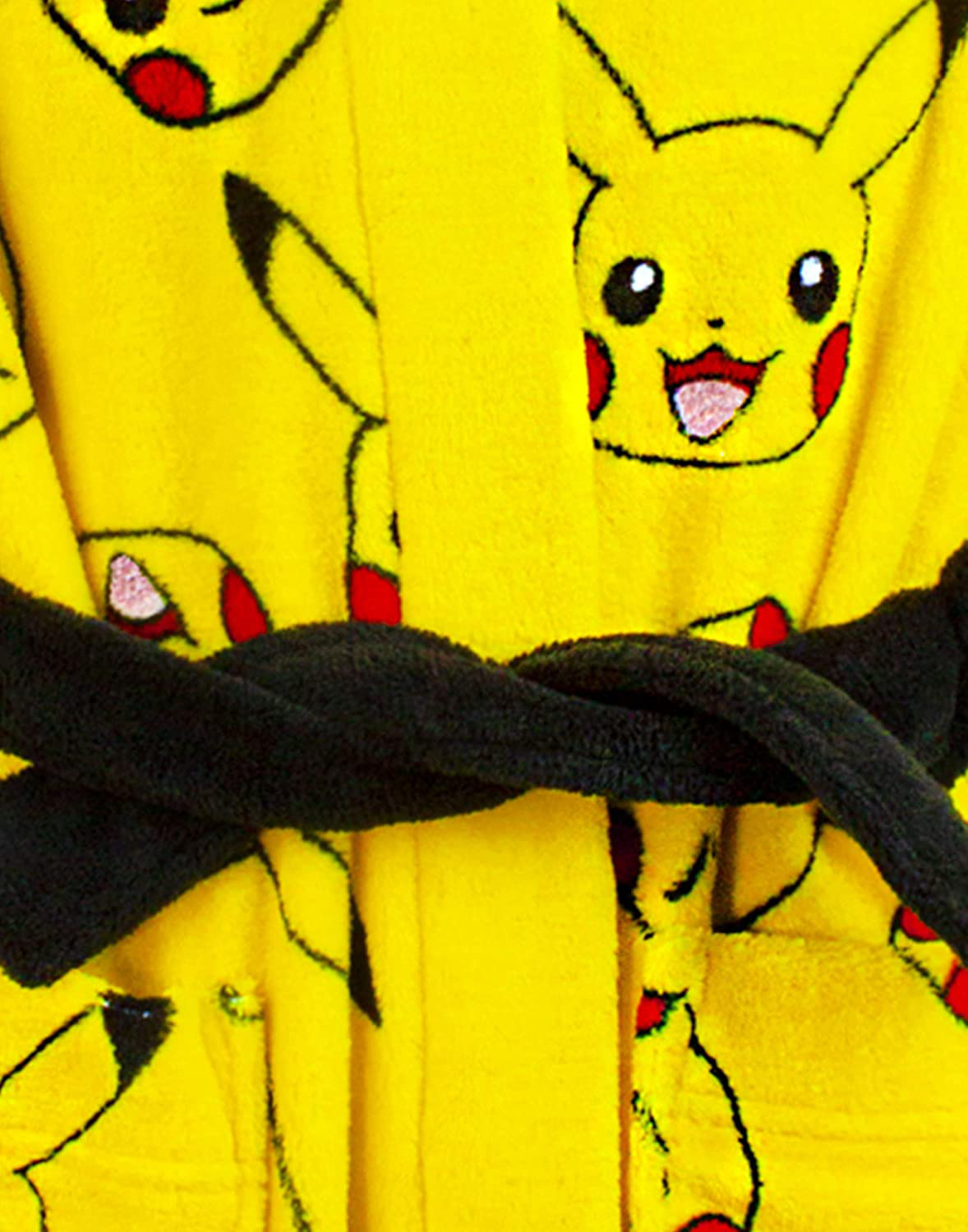 Pokemon Dressing Gown Boys Girls Pikachu Kids Pocket Bathrobe Apparel & Accessories > Clothing > Sleepwear & Loungewear > Robes Kylie Max