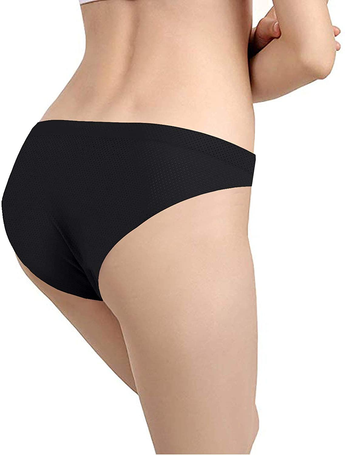 Dlala 7 Pack Women Seamless Underwear No Show Breathable Soft Stretch Bikini Panties Apparel & Accessories > Clothing > Underwear & Socks > Underwear Dlala