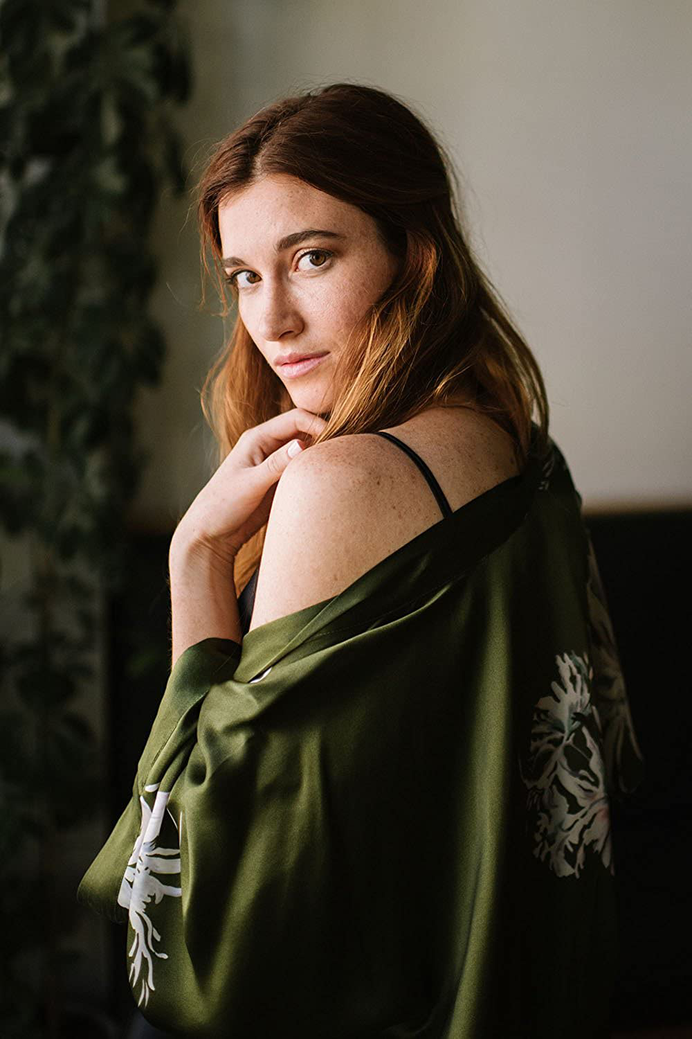 KIM+ONO Women'S Silk Kimono Robe Long - Floral Print Apparel & Accessories > Clothing > Sleepwear & Loungewear > Robes KIM+ONO