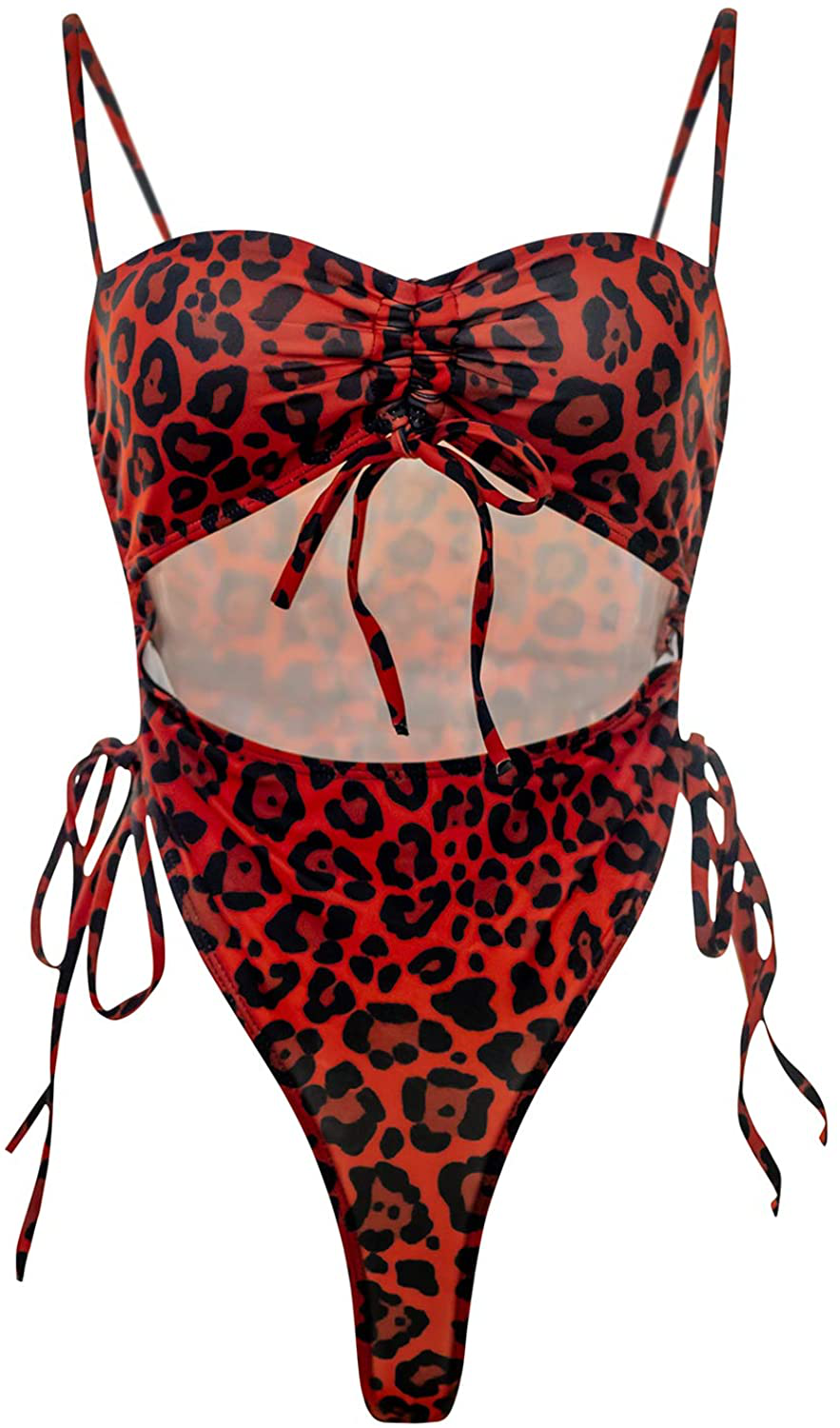 Ioiom Womens Sexy High Waisted One Piece Swimsuit Tummy Control Swimwear Apparel & Accessories > Clothing > Swimwear Kylie Max