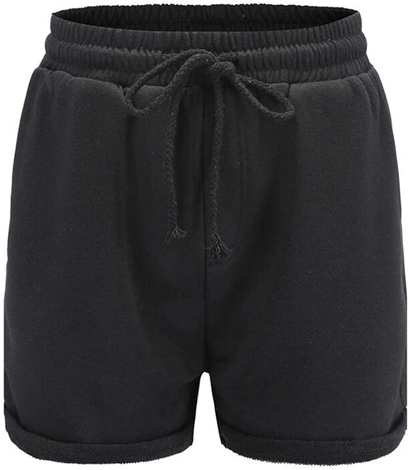 Paitluc Sport Shorts Women Workout Shorts with Pockets for Women Mid Waist Slightly Stretchy Light Weight Apparel & Accessories > Clothing > Shorts Kylie Max