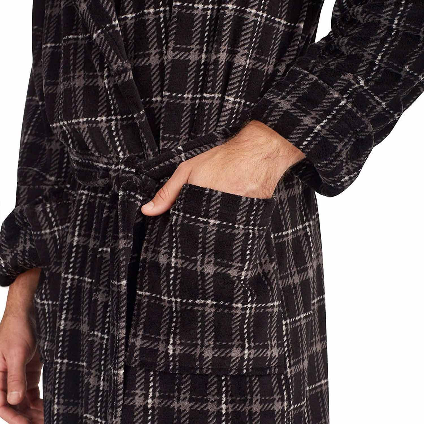 Tommy Bahama Men'S Soft Plush Robe Apparel & Accessories > Clothing > Sleepwear & Loungewear > Robes Kylie Max