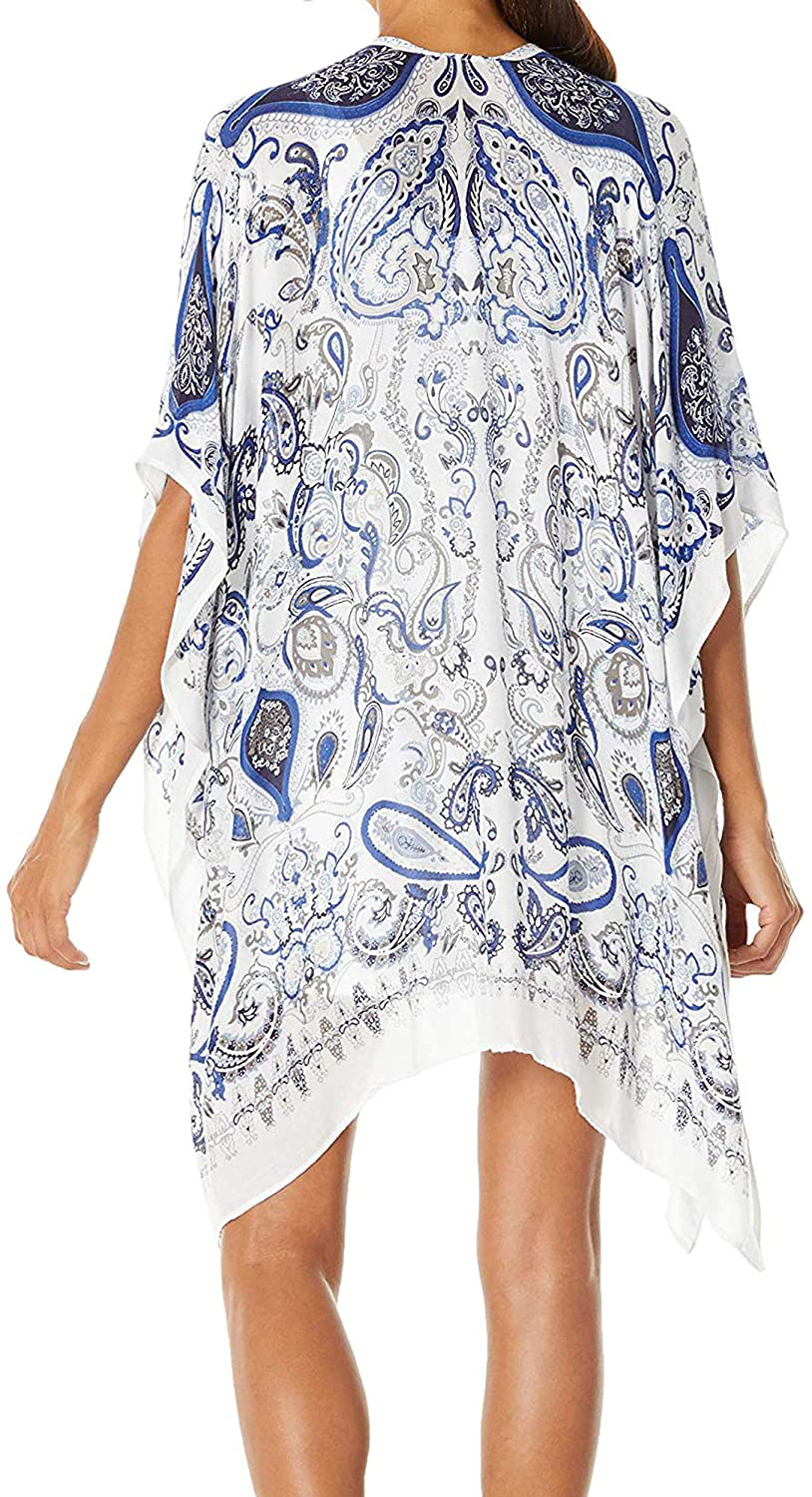 Moss Rose Women Summer Bikini Kimono Bathing Suit Cover Ups for Swimwear Apparel & Accessories > Clothing > Swimwear Kylie Max