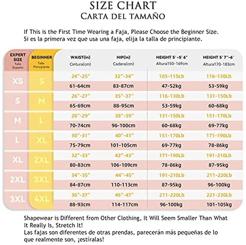 M MYODRESS Full Body Shapewear for Women Faja Colombianas Waist Trainer Compression Garments Apparel & Accessories > Clothing > Underwear & Socks > Shapewear M MYODRESS