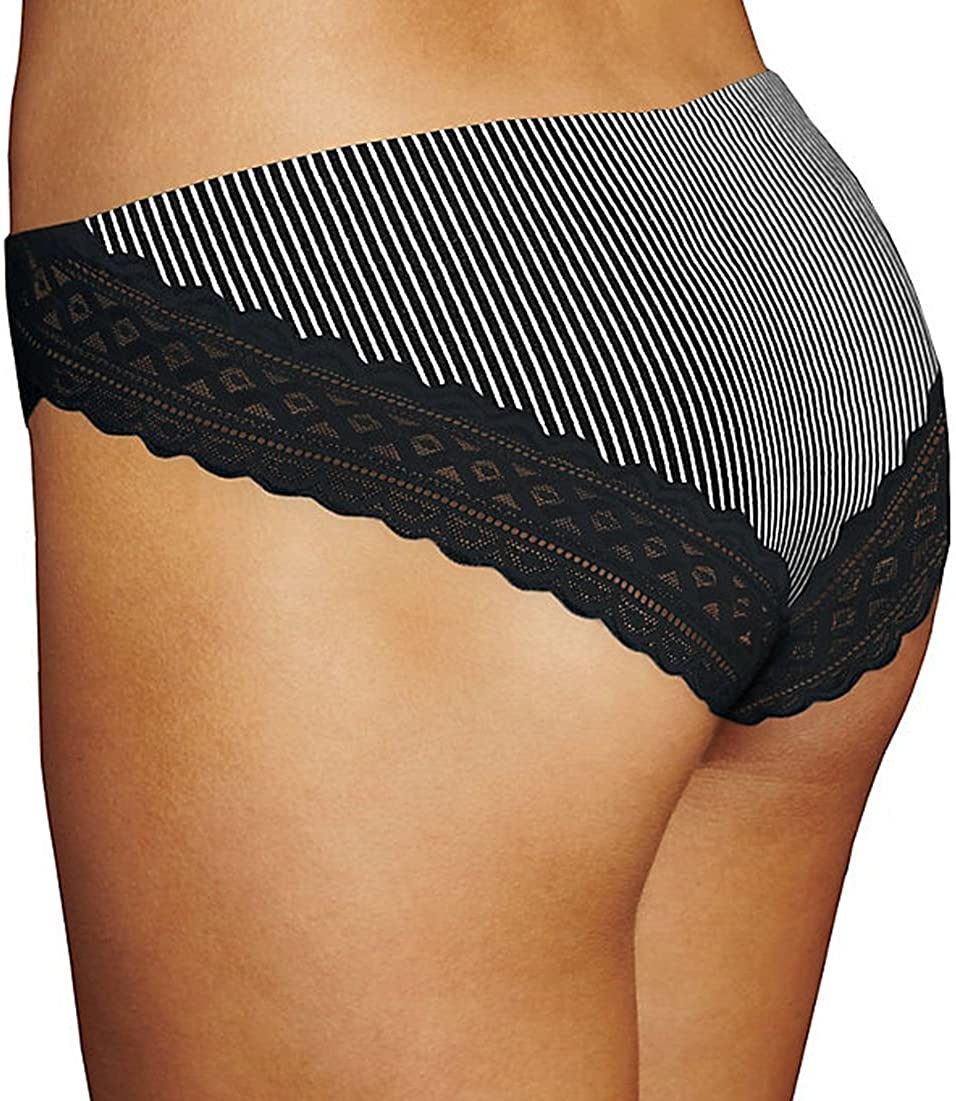 Maidenform Women'S Cotton Stretch Tanga Apparel & Accessories > Clothing > Underwear & Socks > Underwear Maidenform Classic Stripe Print 6