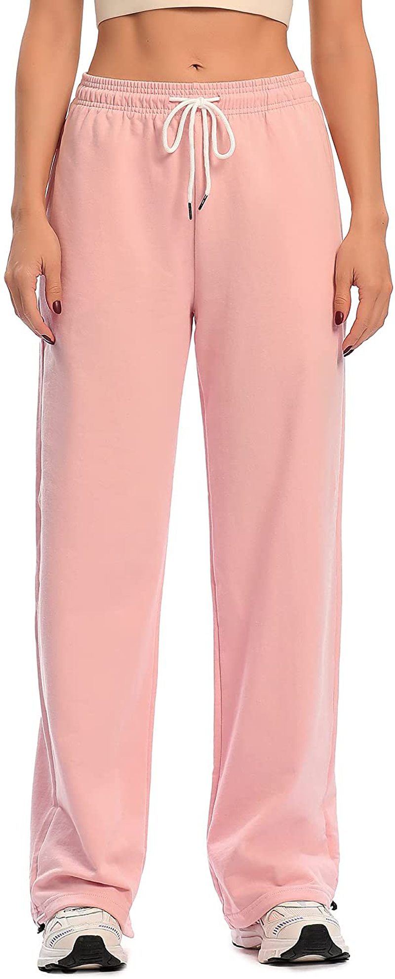 Cakcton Women'S Sweatpants with Pockets Joggers High Waisted Loose Workout Yoga Lounge Drawstring Active Casual Sports Pants Apparel & Accessories > Clothing > Activewear Kylie Max