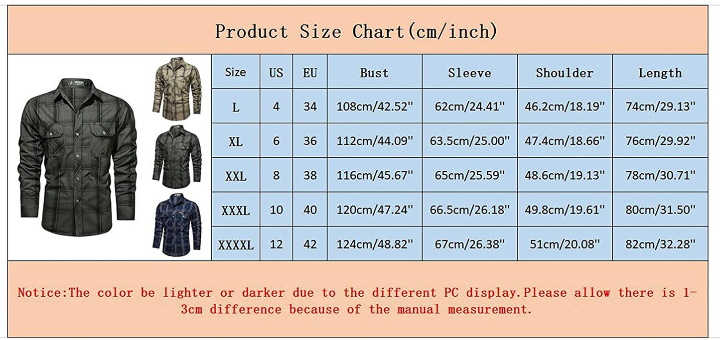 Merthy Mens Long Sleeve Casual Button down Shirts Jackets Fashion Big and Tall Solid Color Cowboy Slim Fit Shackets Apparel & Accessories > Clothing > Underwear & Socks > Shapewear Merthy