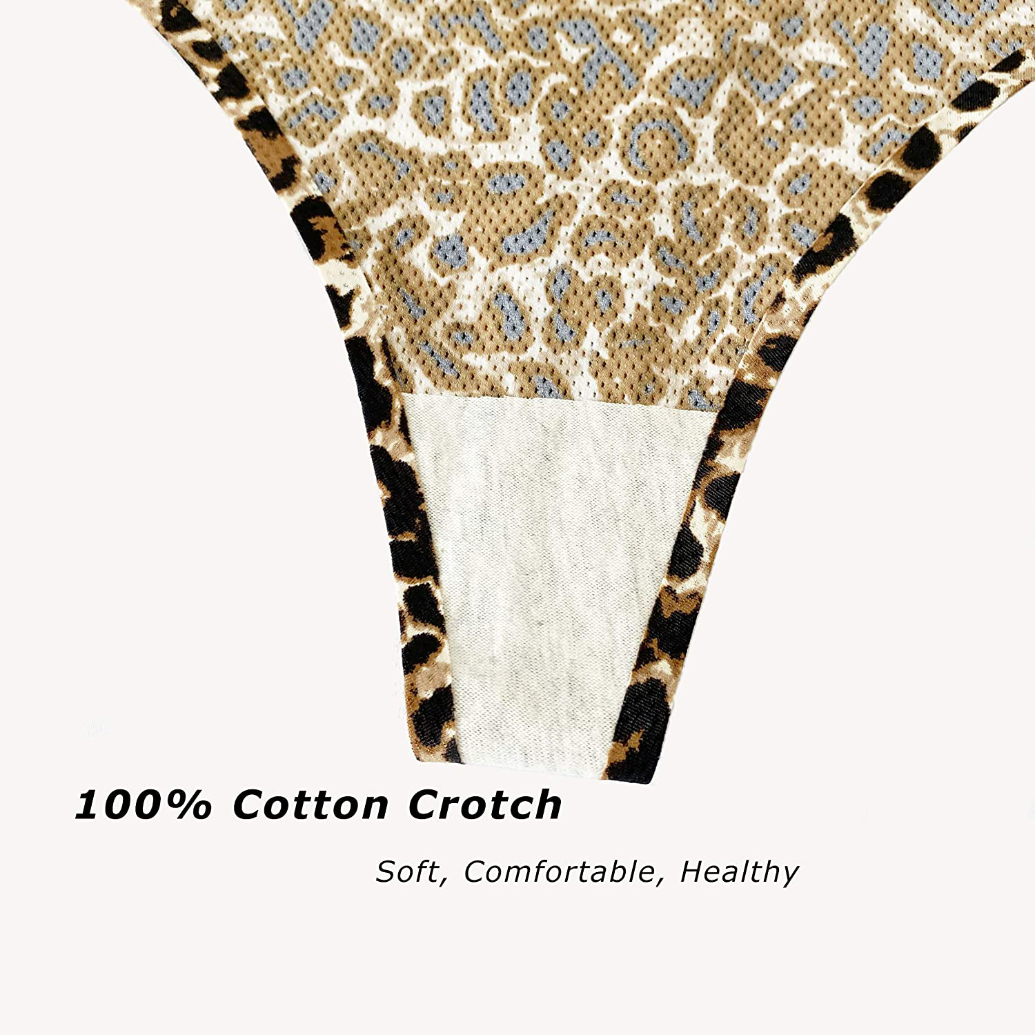 CRISAN Seamless Thongs for Women Nylon No Show Thong Underwear Women 6 Pack Apparel & Accessories > Clothing > Underwear & Socks > Underwear CRISAN