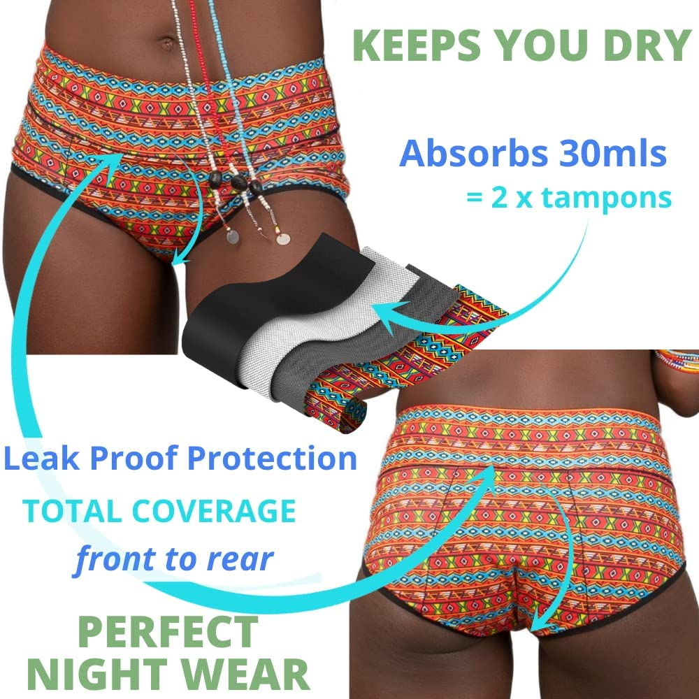 Bambody Absorbent Panty: Period Panties/Maternity & Postpartum Underwear Apparel & Accessories > Clothing > Underwear & Socks > Underwear Bambody