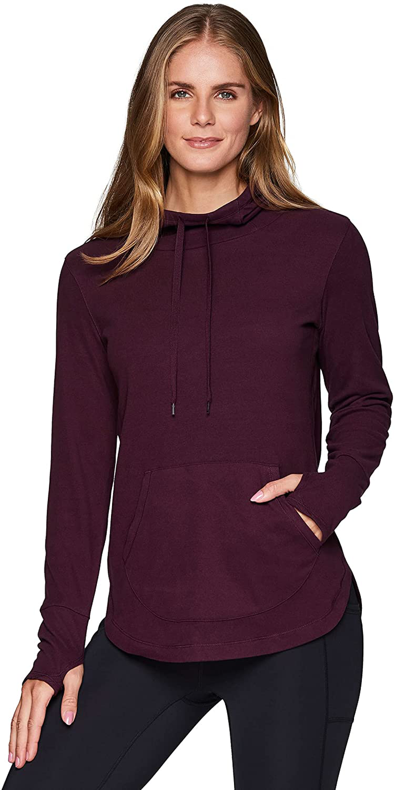 RBX Active Women'S Fashion Yoga Lightweight Long Sleeve Pullover Hoodie Top Apparel & Accessories > Clothing > Activewear Kylie Max