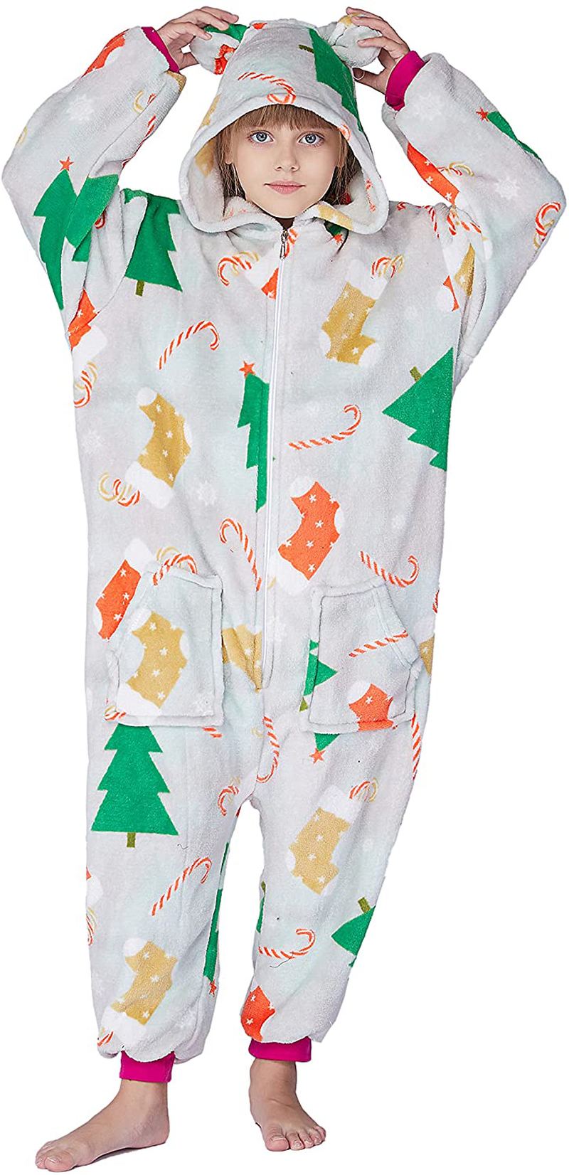Soft Hooded Onesies Pajamas Costume, Halloween Pajamas Gifts for Girls Apparel & Accessories > Clothing > Sleepwear & Loungewear > Pajamas Kylie Max