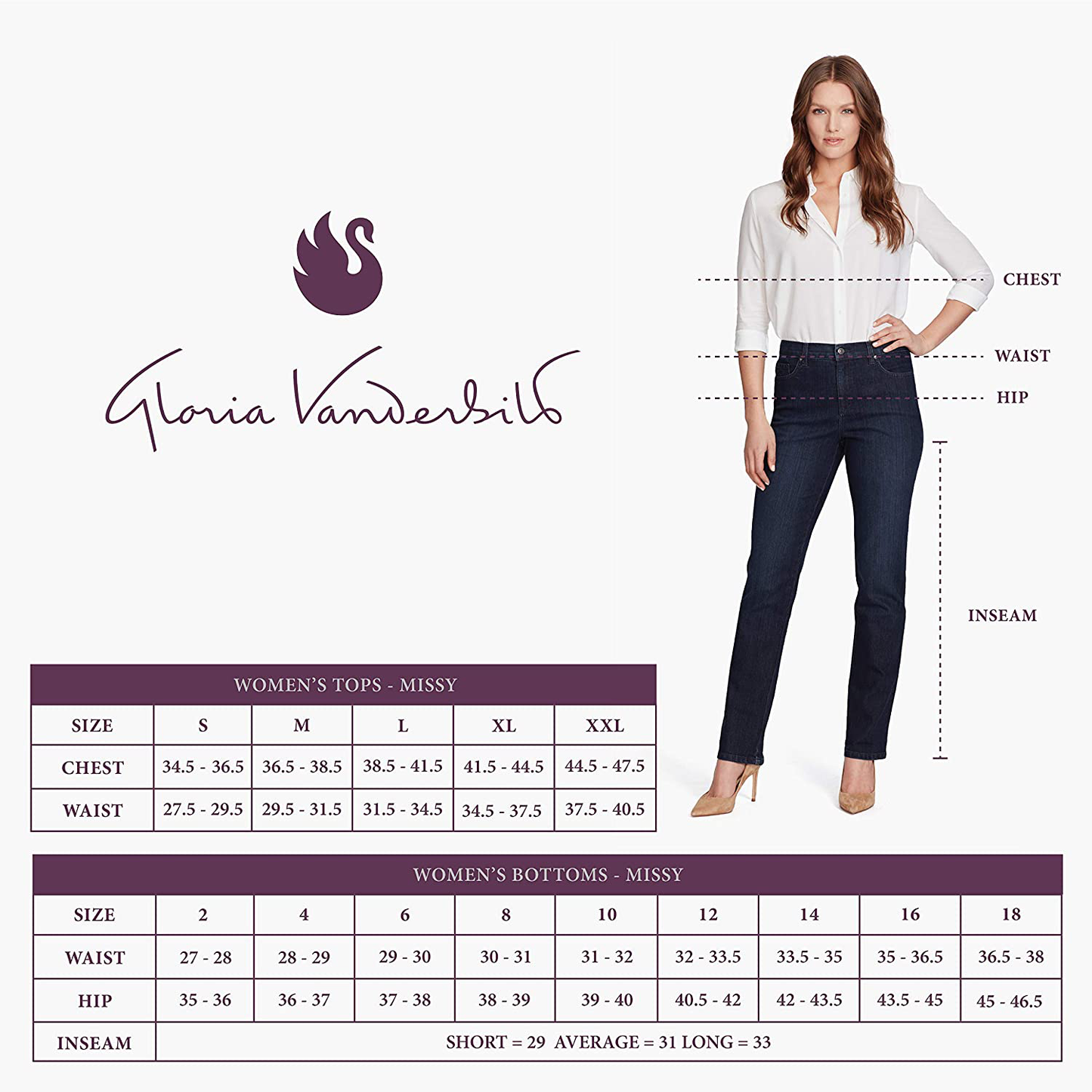 Gloria Vanderbilt Women'S Amanda Basic Jean Short Apparel & Accessories > Clothing > Shorts Kylie Max