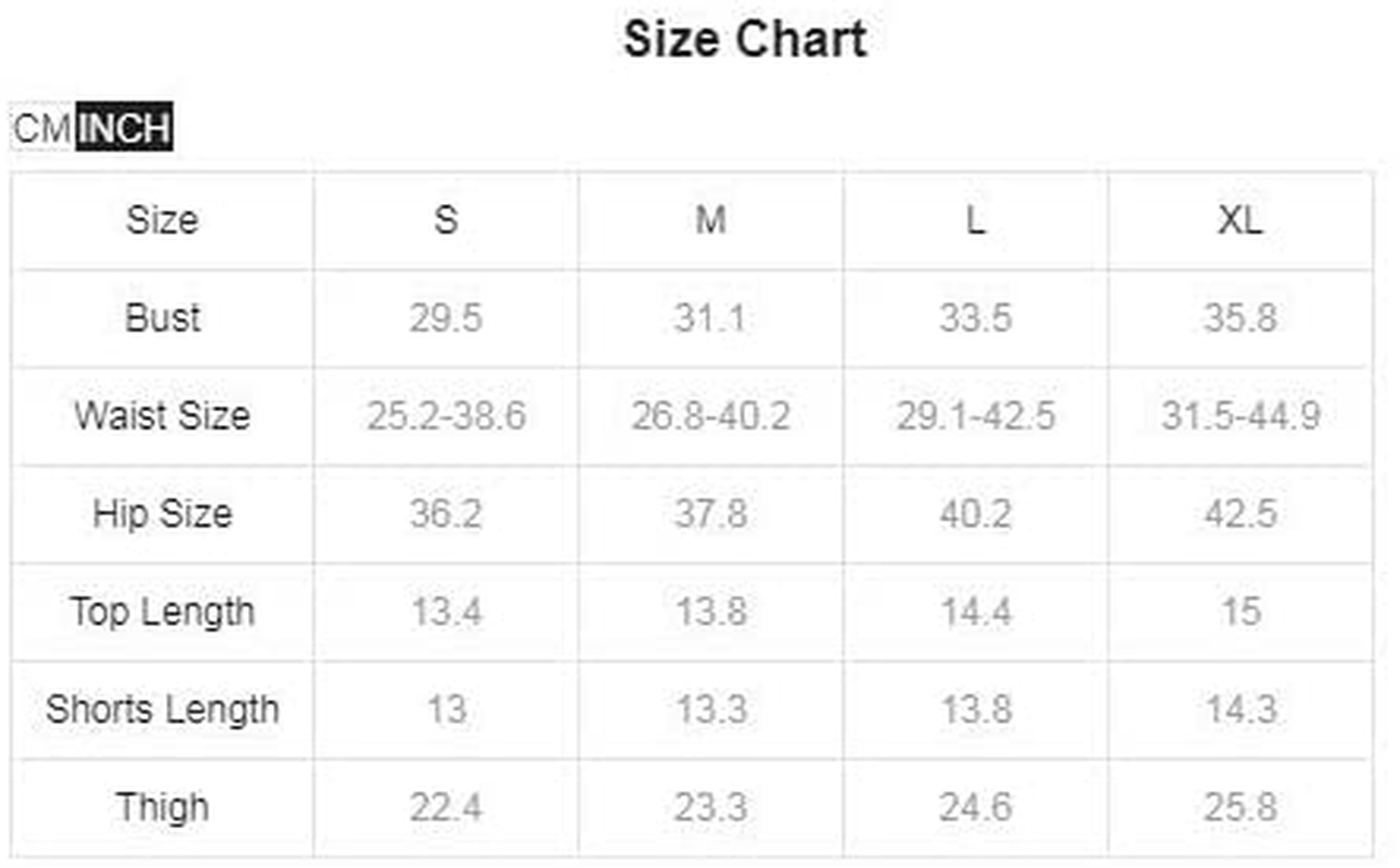 Sweatyrocks Women'S Suit Two Piece Outfits Sleeveless Crop Cami Top and Shorts Set Apparel & Accessories > Clothing > Sleepwear & Loungewear Kylie Max