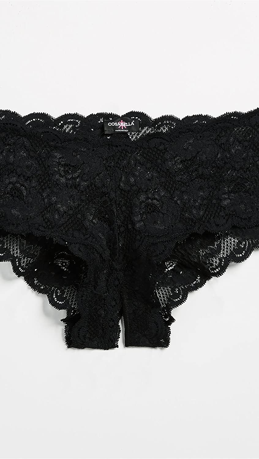 Cosabella Women'S Never Say Never Naughtie Open Gusset Hotpant Panty Apparel & Accessories > Clothing > Underwear & Socks > Underwear Cosabella